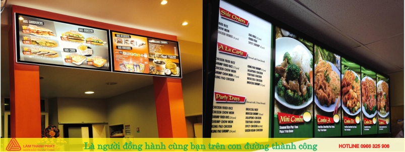 Thi Công Hộp Đèn Menu giá rẻ?